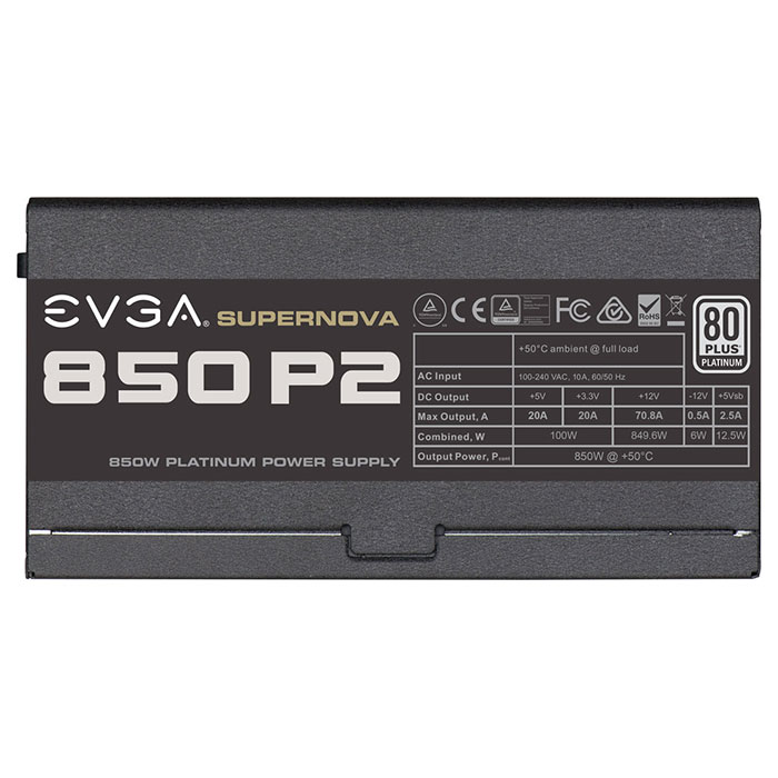 Блок живлення 850W EVGA SuperNova 850 P2 (220-P2-0850-X2)