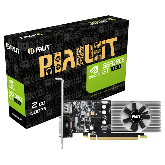 Видеокарта PALIT GeForce GT 1030 2GB (NE5103000646-1080F)