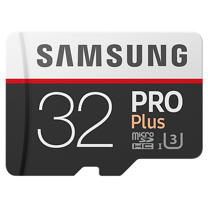 Карта пам'яті SAMSUNG microSDHC Pro Plus 32GB UHS-I U3 Class 10 + SD-adapter (MB-MD32GA/RU)