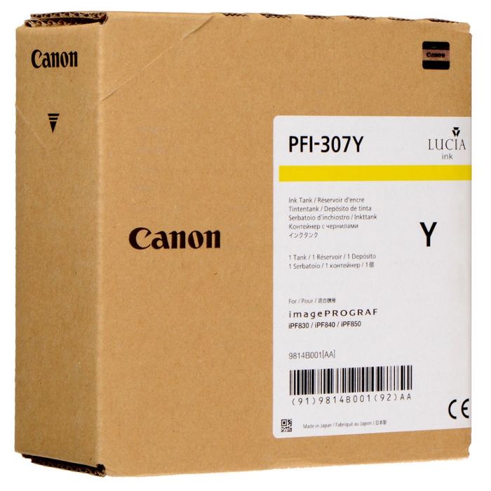 Картридж CANON PFI-307Y Yellow (9814B001)