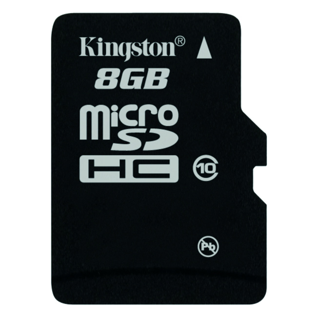 Карта пам'яті KINGSTON microSDHC 8GB UHS-I Class 10 (SDC10/8GBSP)