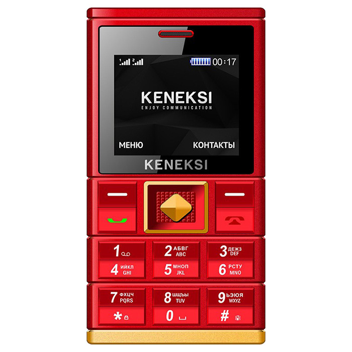 Мобільний телефон KENEKSI Art Red