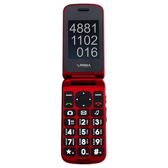 Мобильный телефон SIGMA MOBILE Comfort 50 Shell Duo Red (4827798212325)