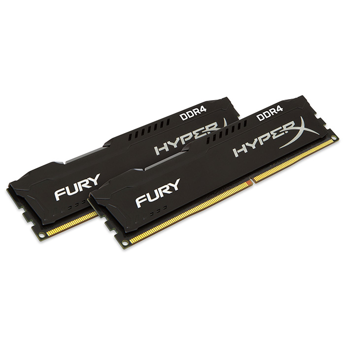 Модуль пам'яті HYPERX Fury Black DDR4 2666MHz 16GB Kit 2x8GB (HX426C16FB2K2/16)