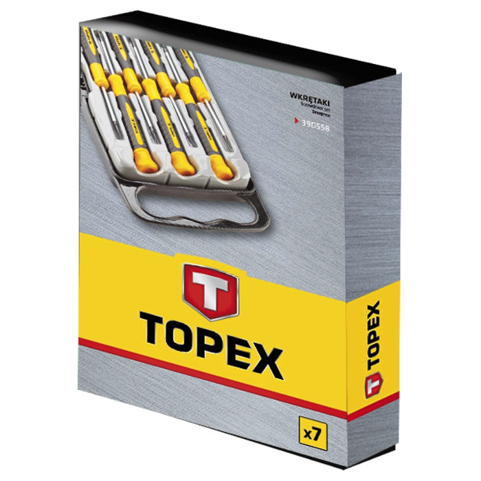 Набір викруток TOPEX 7 шт. (39D558)