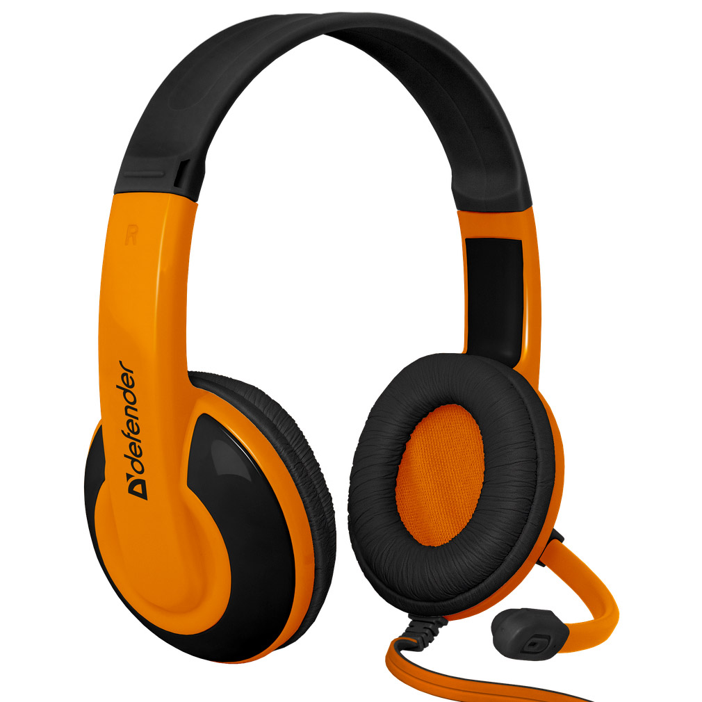 Навушники геймерскі DEFENDER Warhead G-120 Black/Orange (64099)