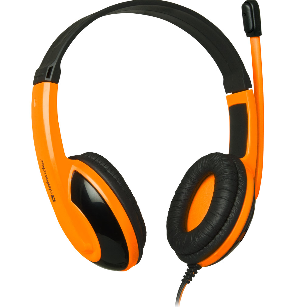 Навушники геймерскі DEFENDER Warhead G-120 Black/Orange (64099)