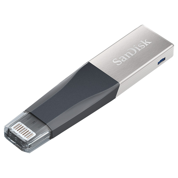 Флешка SANDISK iXpand Mini 32GB USB+Lightning3.0 (SDIX40N-032G-GN6NN)