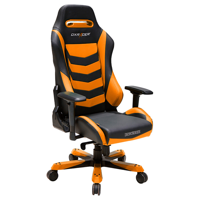 Крісло геймерське DXRACER Iron Black/Orange (OH/IS166/NO)