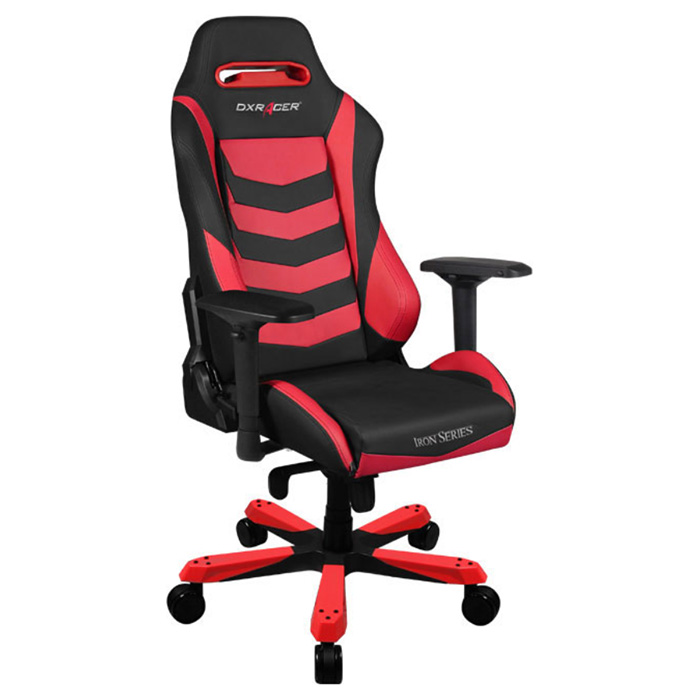 Кресло геймерское DXRACER Iron Black/Red (OH/IS166/NR)