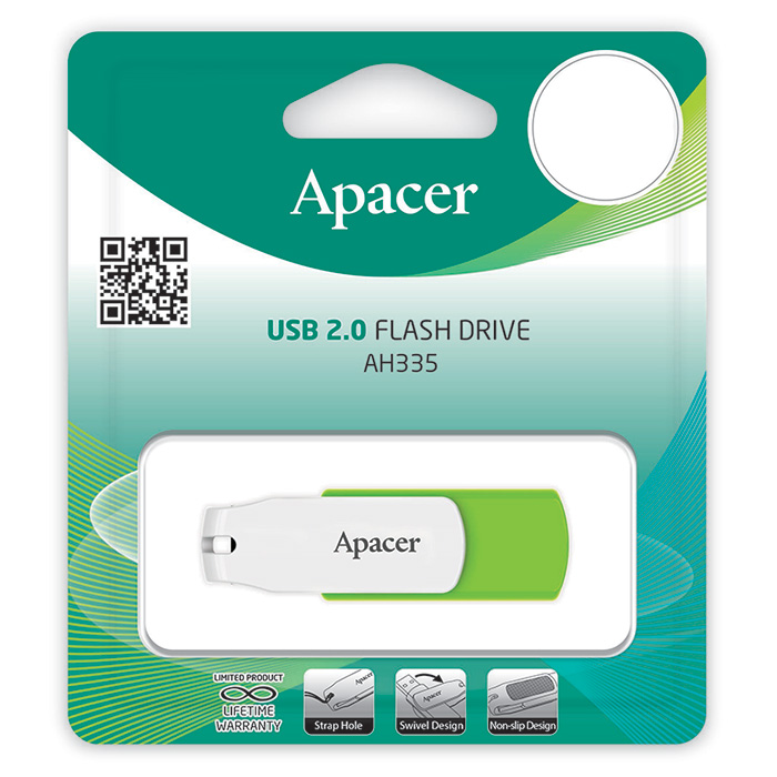 Флешка APACER AH335 32GB Meadow Green (AP32GAH335G-1)