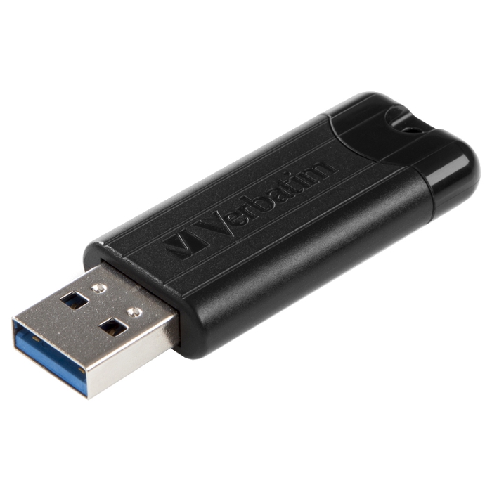 Флешка VERBATIM Store 'n' Go PinStripe USB3.0 32GB Black (49317)