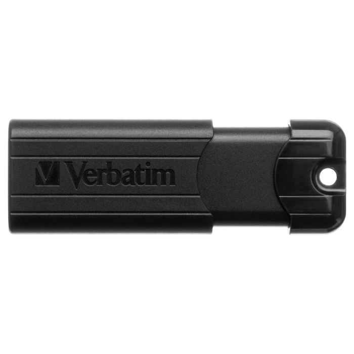 Флэшка VERBATIM Store 'n' Go PinStripe 64GB USB3.0 Black (49318)