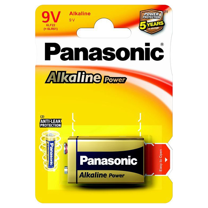 Батарейка PANASONIC Alkaline Power «Крона» (6LF22APB/1BP)