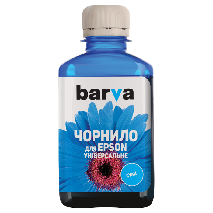 Чернила BARVA EPSON Universal №1 180ml Cyan (EU1-452)