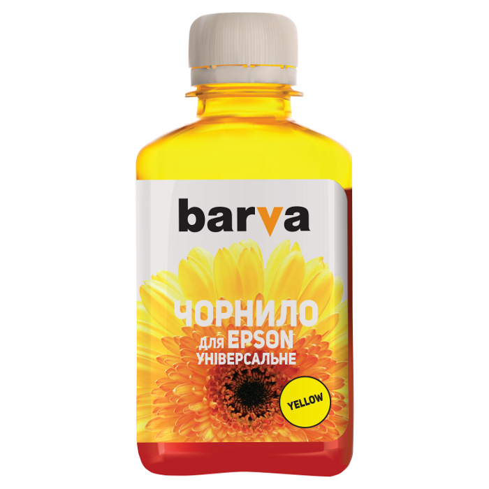 Чорнило BARVA EPSON Universal №1 180ml Yellow (EU1-456)