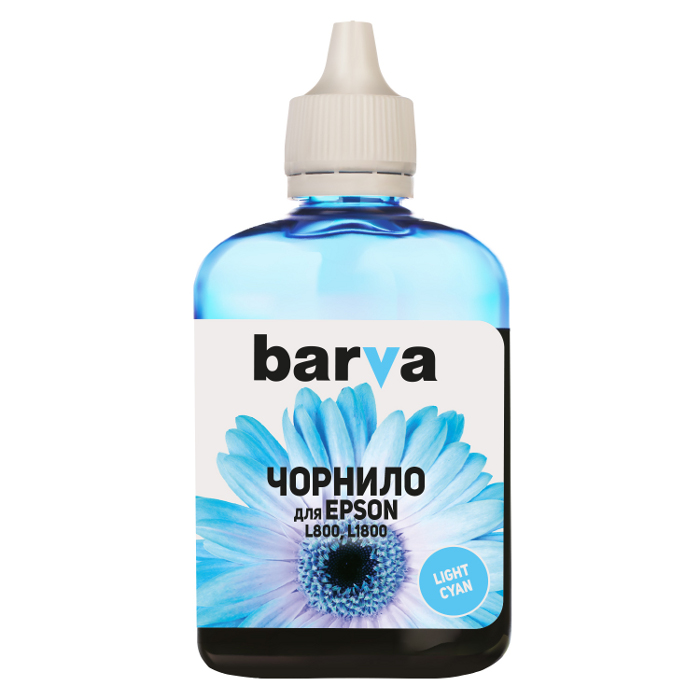 Чорнило BARVA EPSON L800/L810/L850/L1800 (T6735) Light Cyan (L800-416)