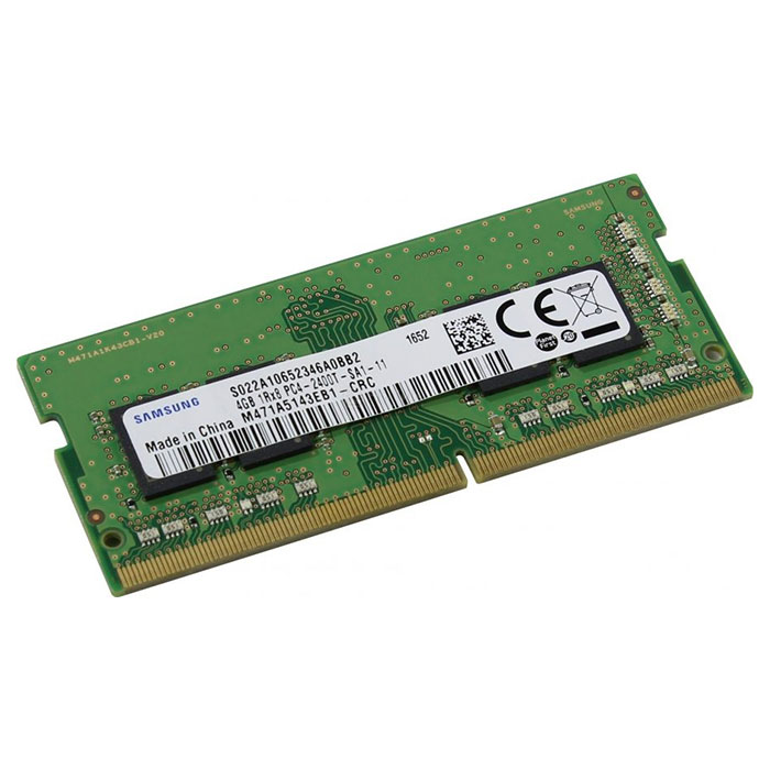 Модуль памяти SAMSUNG SO-DIMM DDR4 2400MHz 4GB (M471A5143EB1-CRC)