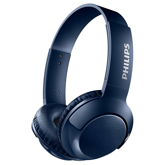 Навушники PHILIPS Bass+ SHB3075 Blue (SHB3075BL/00)