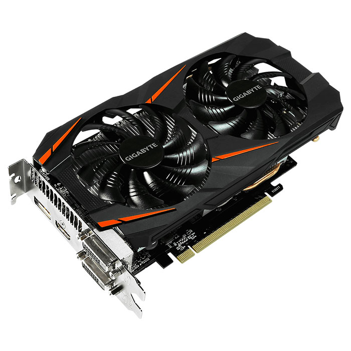Відеокарта GIGABYTE GeForce GTX 1060 3GB GDDR5 192-bit WindForce 2X Mining Edition Bulk OC (GV-N1060WF2OC-3GD-MI)