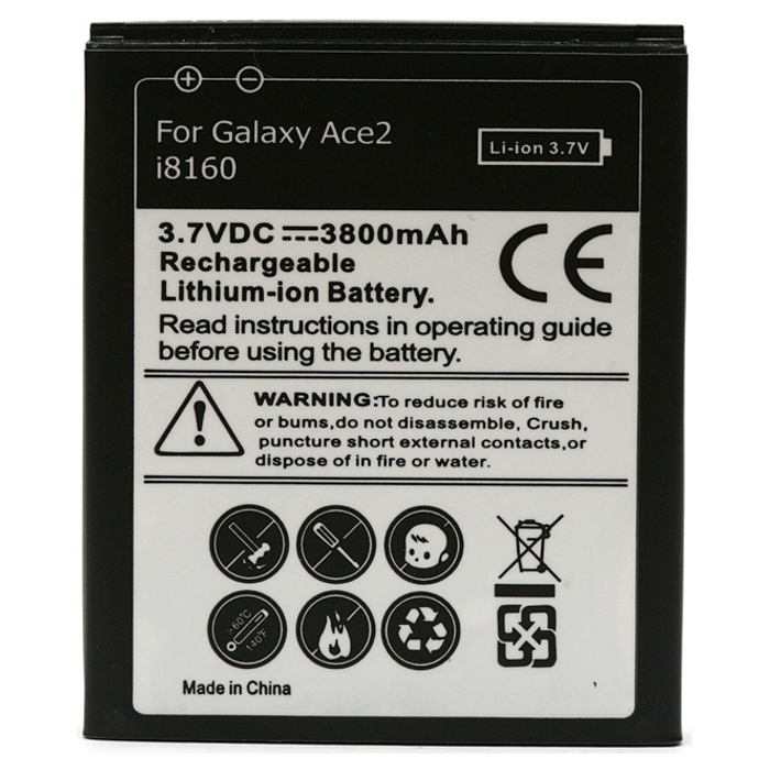 Акумулятор POWERPLANT Samsung i8160 (EB425161LU) 3800мАч (DV00DV6223)