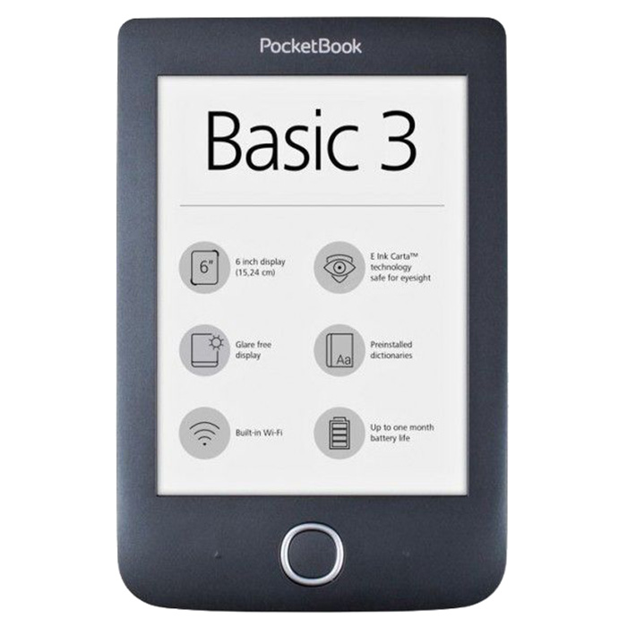 Электронная книга POCKETBOOK 614 Basic 3 Black (PB614-2-E-CIS)