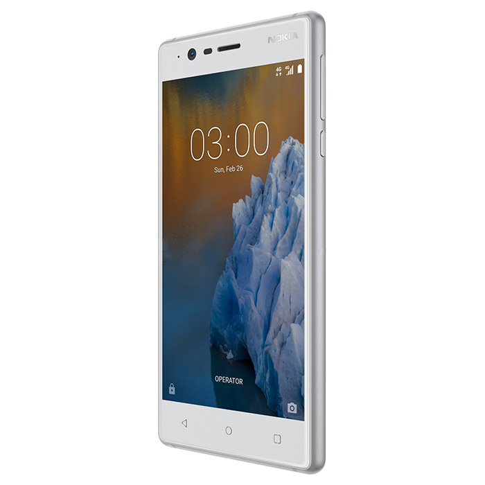 Смартфон NOKIA 3 Silver White