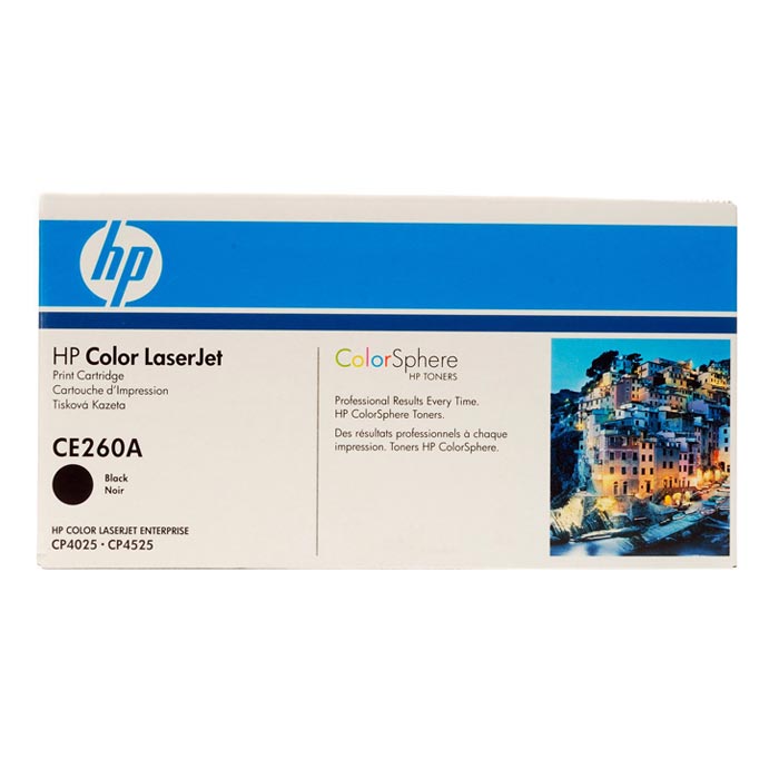 Тонер-картридж HP CE260A Black