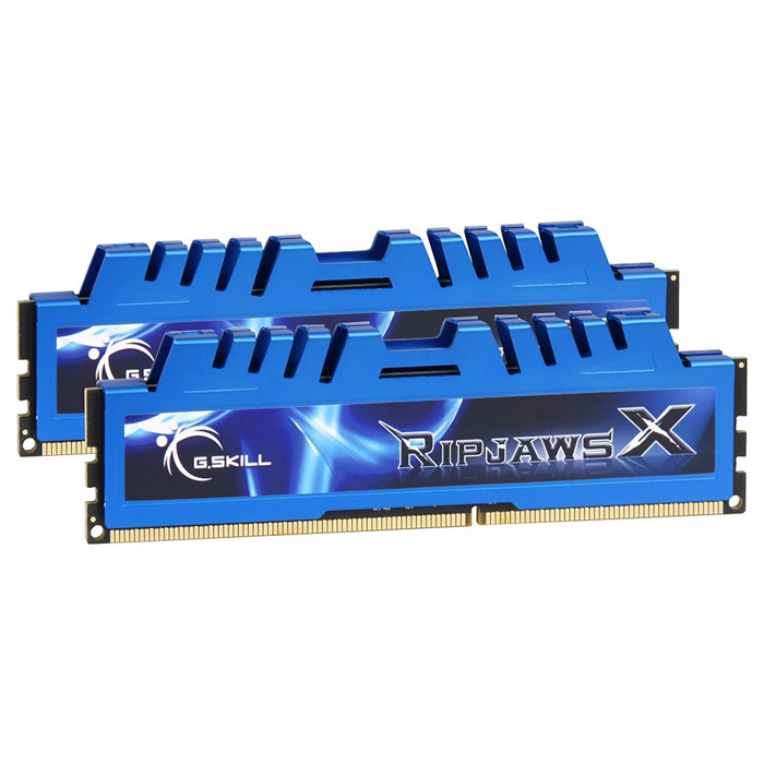 Модуль пам'яті G.SKILL Ripjaws X Blue DDR3L 1600MHz 8GB Kit 2x4GB (F3-12800CL9D-8GBXM)