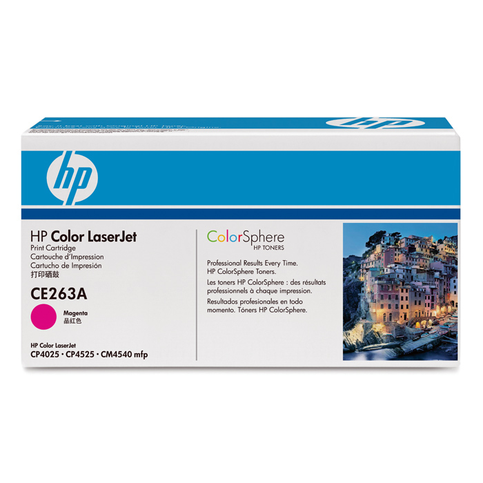 Тонер-картридж HP CE263A Magenta