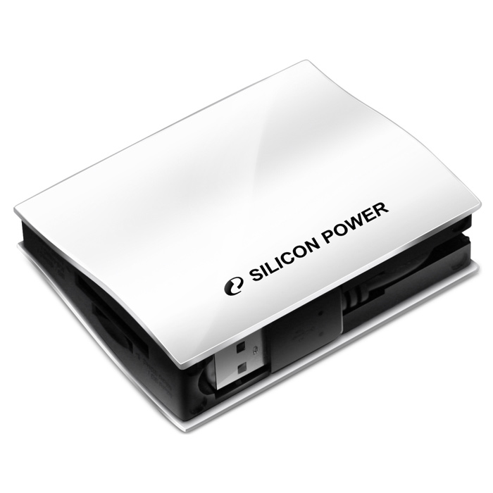 Кардридер SILICON POWER 33-in-1 USB White (SPC33V2W)