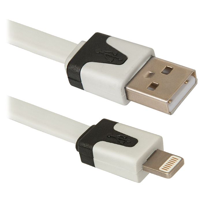 Кабель DEFENDER ACH01-03P USB2.0 AM/Apple Lightning 1м (87472)