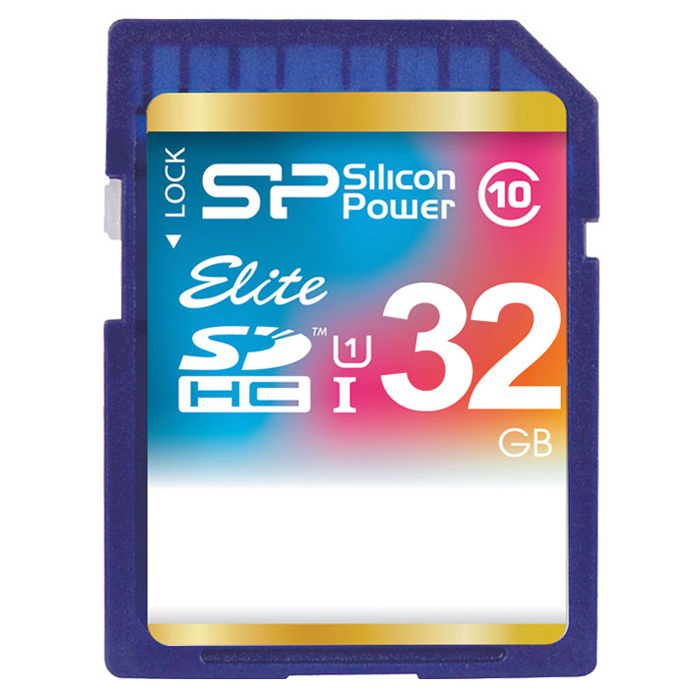 Карта памяти SILICON POWER SDHC Elite 32GB UHS-I Class 10 (SP032GBSDHAU1V10)
