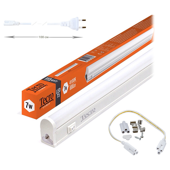 Линейный светильник TECRO TL-T5-7W-4.1K 7W 4100K