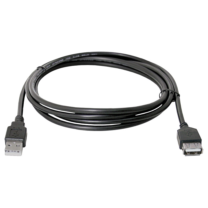 Кабель-удлинитель DEFENDER USB02-06 USB2.0 AM/AF 1.8м (87456)