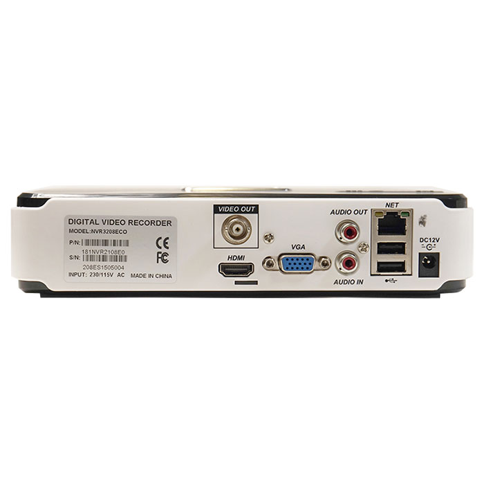 Відеореєстратор мережевий 4-канальний POWERPLANT NVR3104ECO
