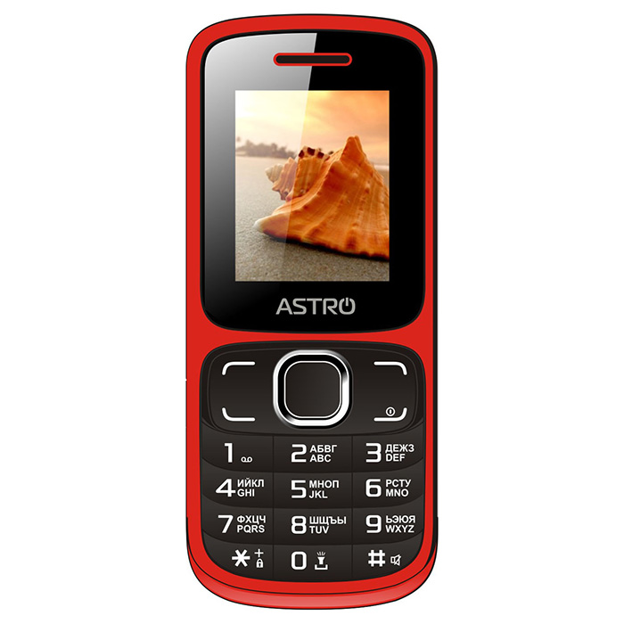 Мобильный телефон ASTRO A177 Red/Black