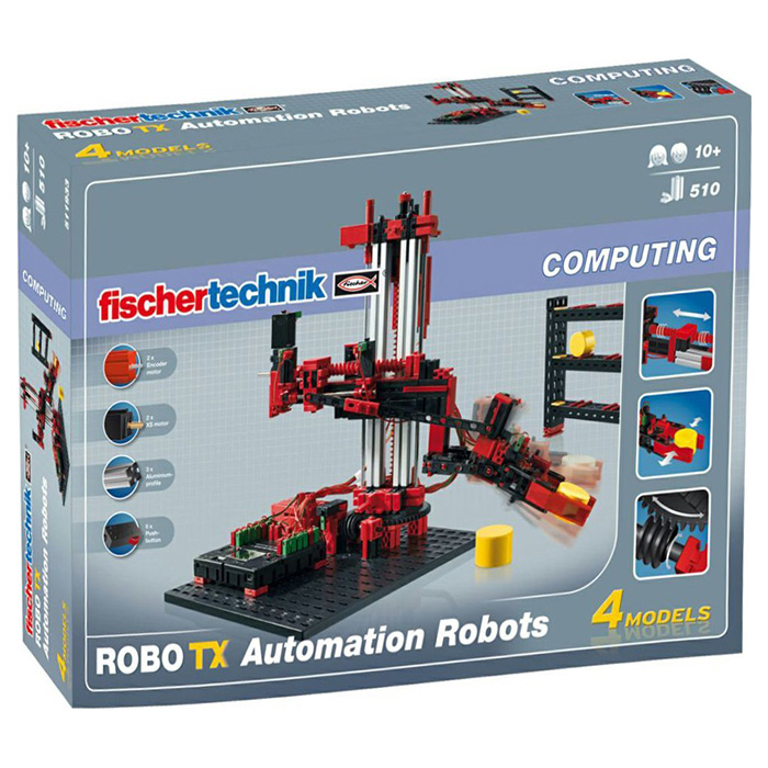 Конструктор FISCHERTECHNIK ROBOTICS Автоматизация (без TXT контроллера и аккумулятора) 510дет. (511933)
