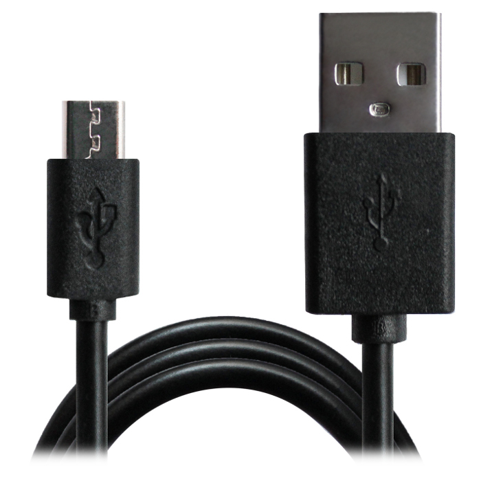 Кабель GRAND-X USB2.0 AM/Micro-BM Black 1м (PM01S)