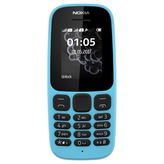 Мобільний телефон NOKIA 105 (2017) SS Blue