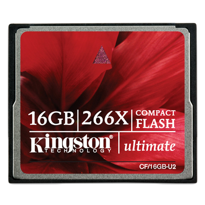 Карта памяти KINGSTON CompactFlash Ultimate 16GB 266x (CF/16GB-U2)