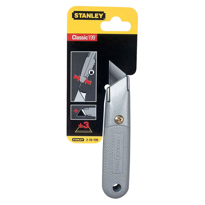 Нож для отделочных работ с фиксированным лезвием STANLEY "Classic 199" (2-10-199)
