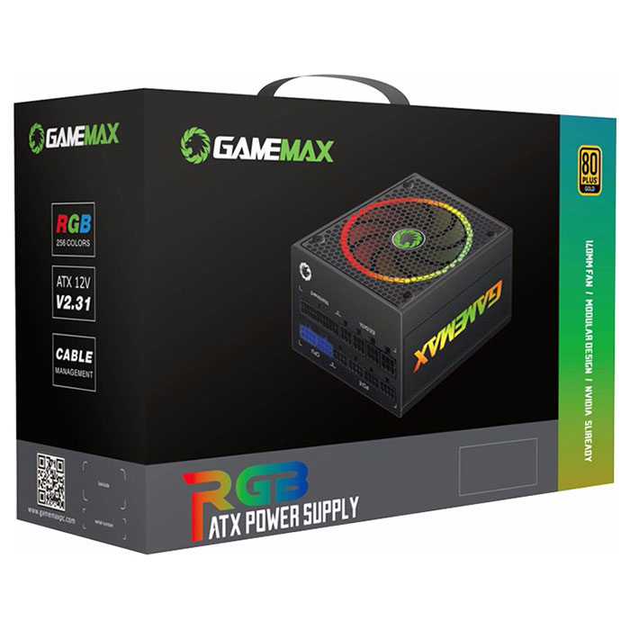 Блок питания 850W GAMEMAX RGB-850