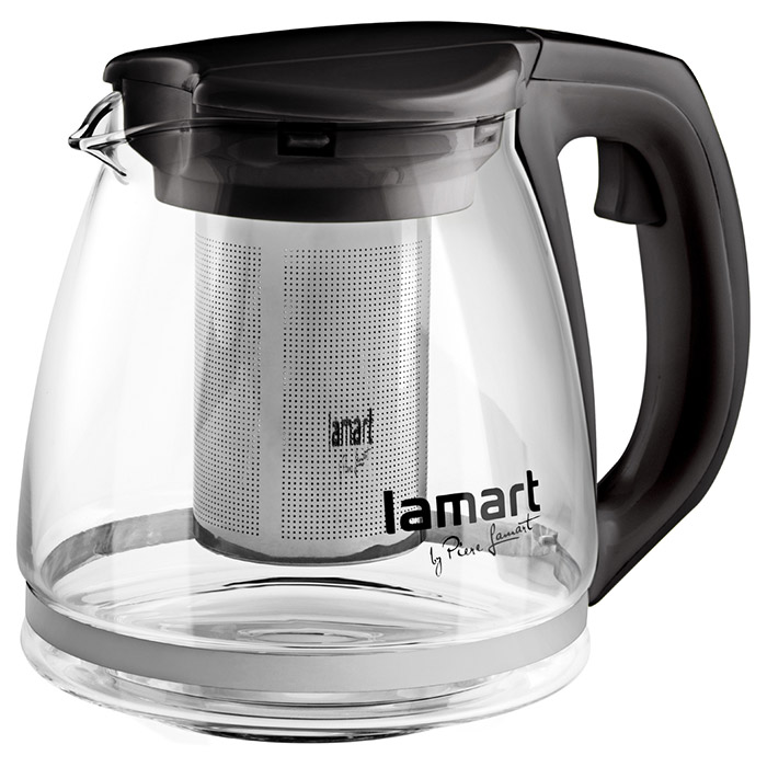 Чайник заварювальний LAMART Verre Black 1.1л (LT7025)