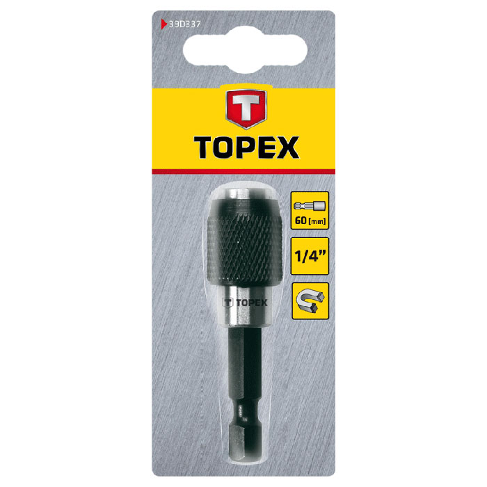 Держатель насадок TOPEX 1/4" 60mm (39D337)