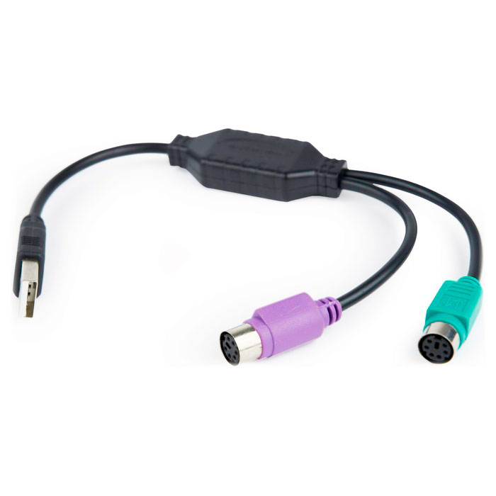 Адаптер CABLEXPERT USB to PS/2 0.3м (UAPS12-BK)