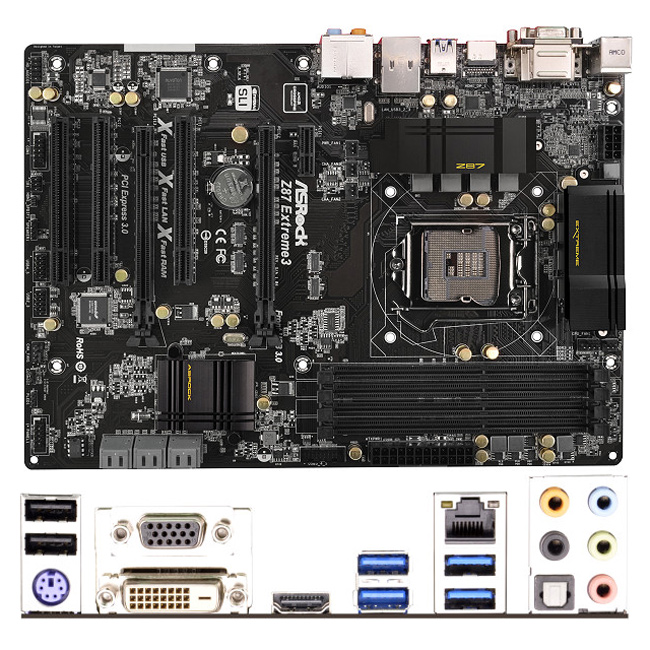 Материнська плата ASROCK Z87 Extreme3 (s1150/Z87/ATX)