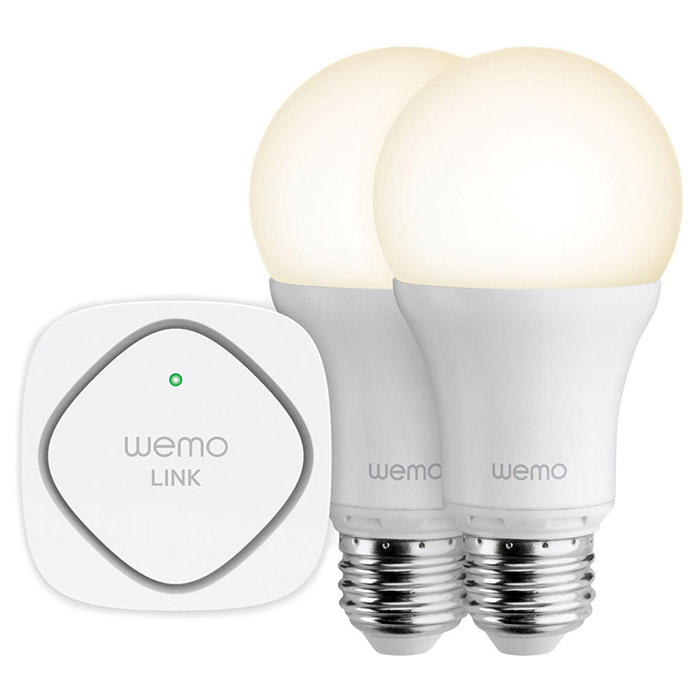 Набір розумних ламп BELKIN WeMo LED Lighting Starter Set E26 10Вт 3000K 2шт (F5Z0489)