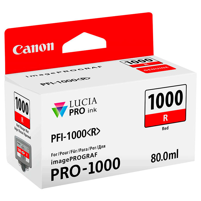 Картридж CANON PFI-1000R Red (0554C001)