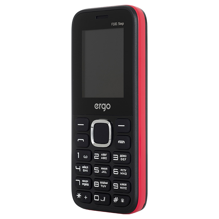 Мобільний телефон ERGO F181 Step Black